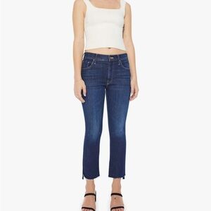 MOTHER Lil’ insider crop step fray jeans EUC